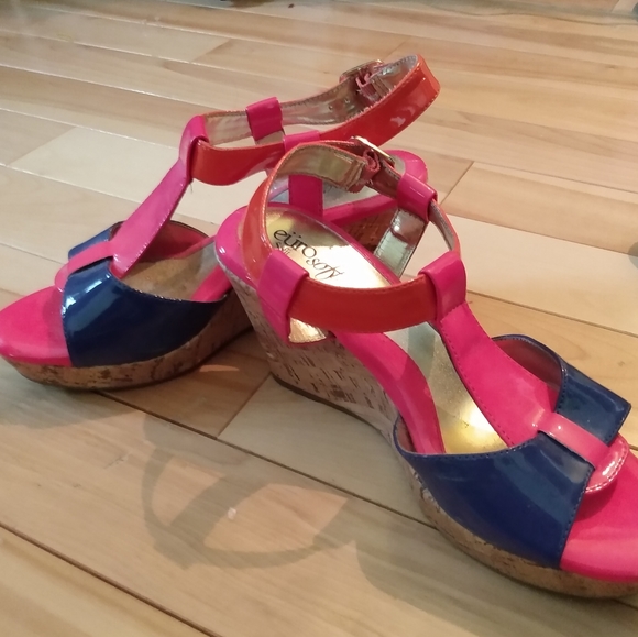 High heels sandals pink orange purple - Picture 2 of 2
